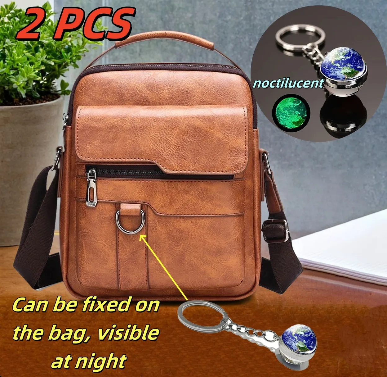 Crossbody Retro Style Vertical